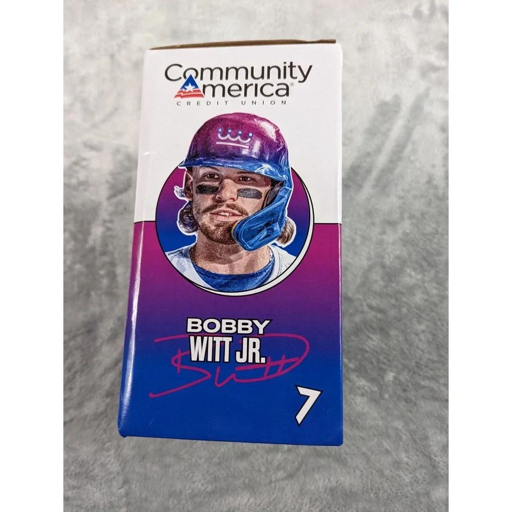 Bobby Witt Jr. & Vinnie Pasquantino Rock Paper Scissors Bobblehead Royals READ